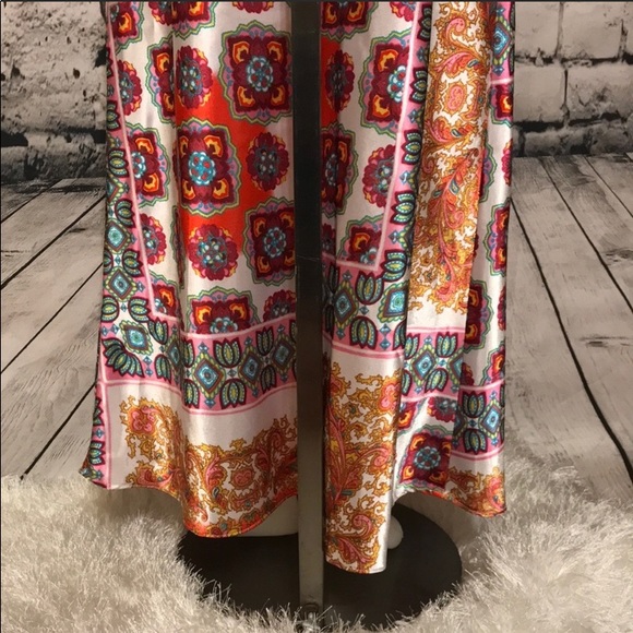 BoHo Satin Dress - Picture 4 of 7